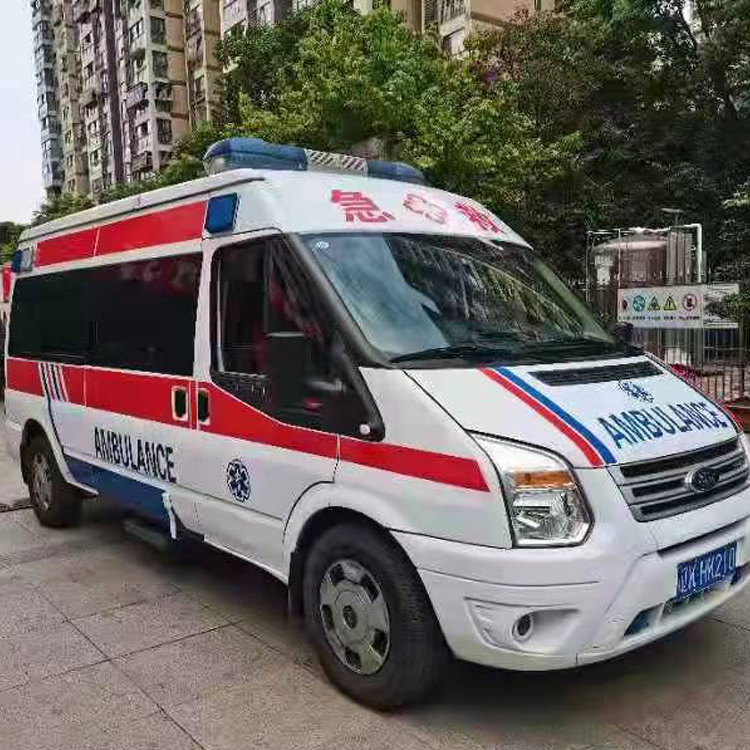 正阳术后行动不便回家租赁救护车
